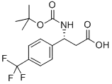 (R)-3-((tert-Butoxycarbonyl)amino)-3-(4-(trifluoromethyl)phenyl)propanoic acid
